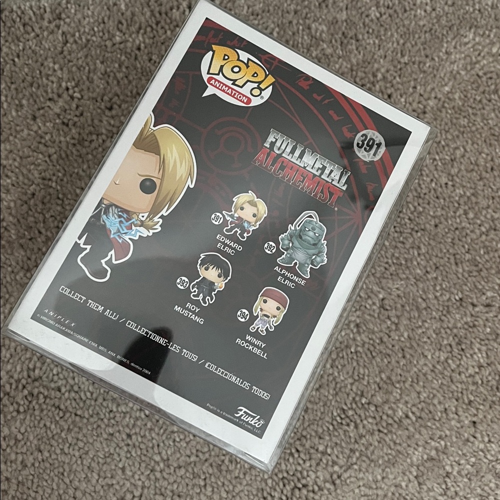 Funko Pop! Animation Fullmetal Alchemist Edward Elric Figure #391 - Picture 5 of 5